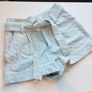Happy Nature denim textured shorts